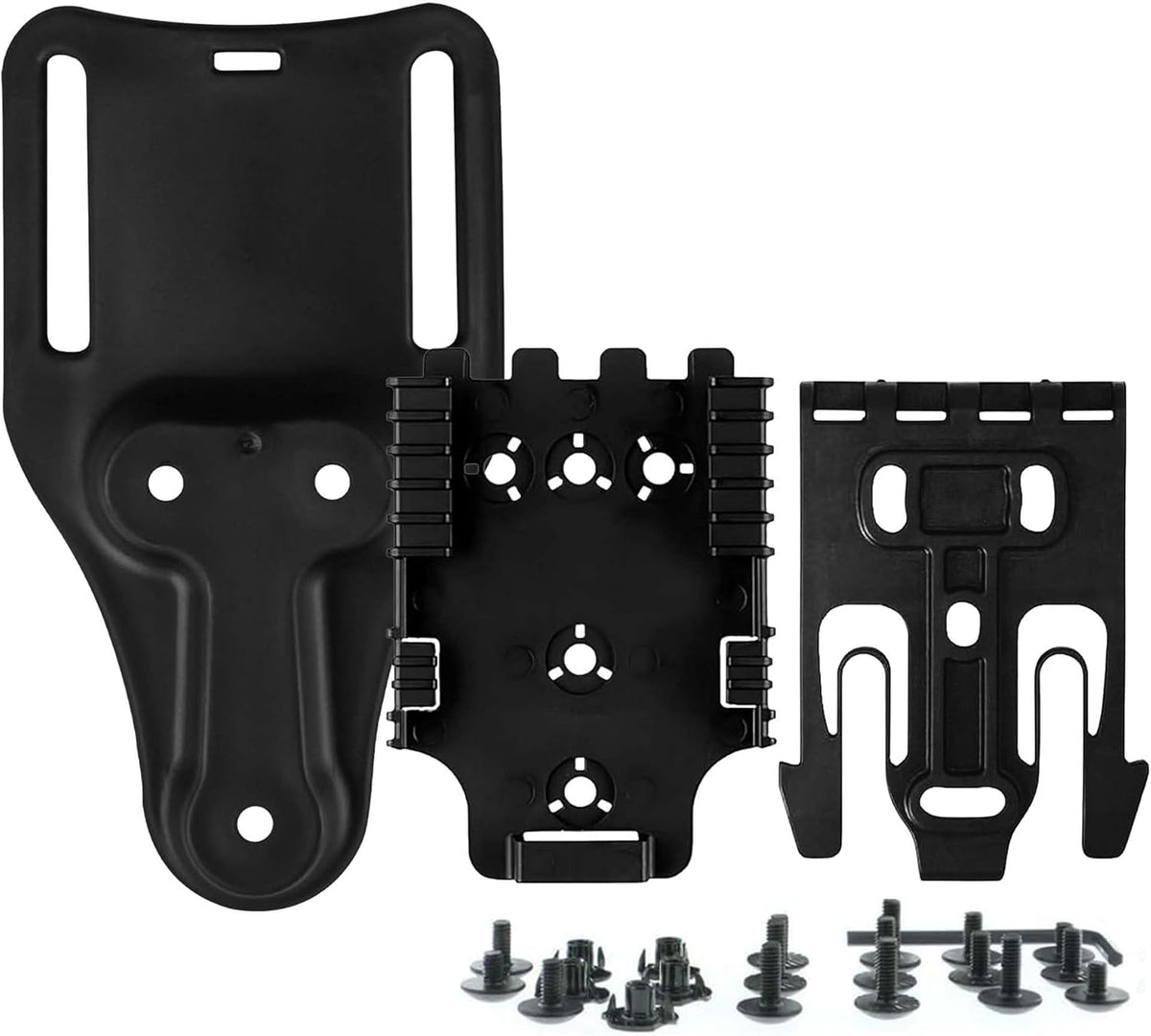 Safari STYLE Glock OWB Holster w/ QLS Fork Belt Mount & Leg Loop
